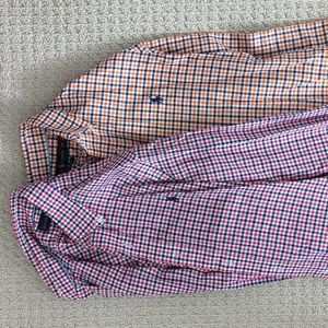 Two Men's Ralph Lauren Dress Shirts